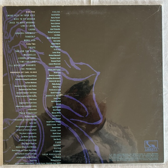 Vintage Vinyl - EARL KLUGH - LATE NIGHT GUITAR - Picture 2 of 4